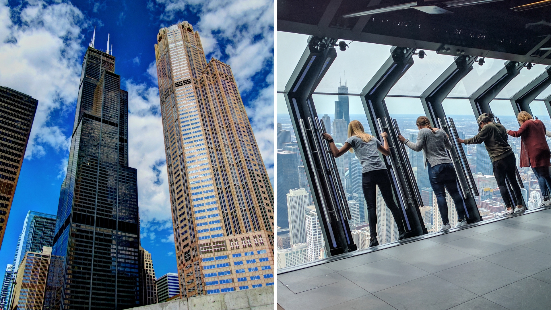 Chicago towers review Willis Tower vs 360 Chicago | Chicago observation towers