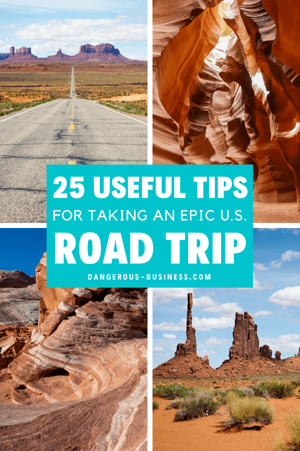 tips for road trip across usa