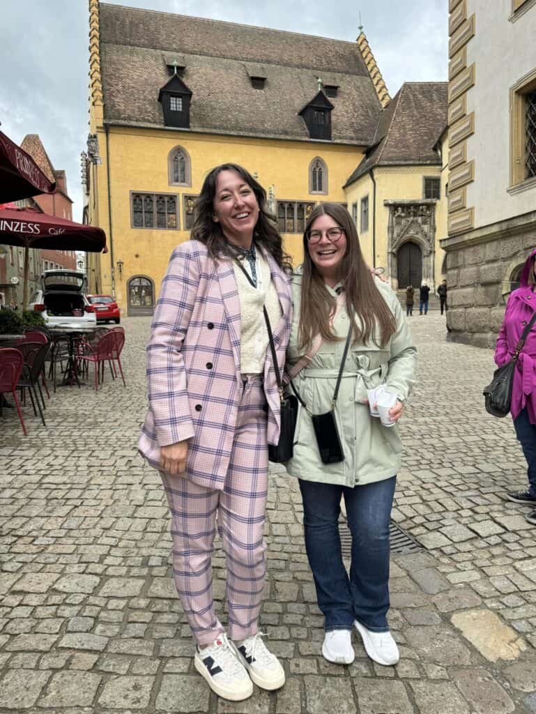 Megan and Amanda in Regensburg