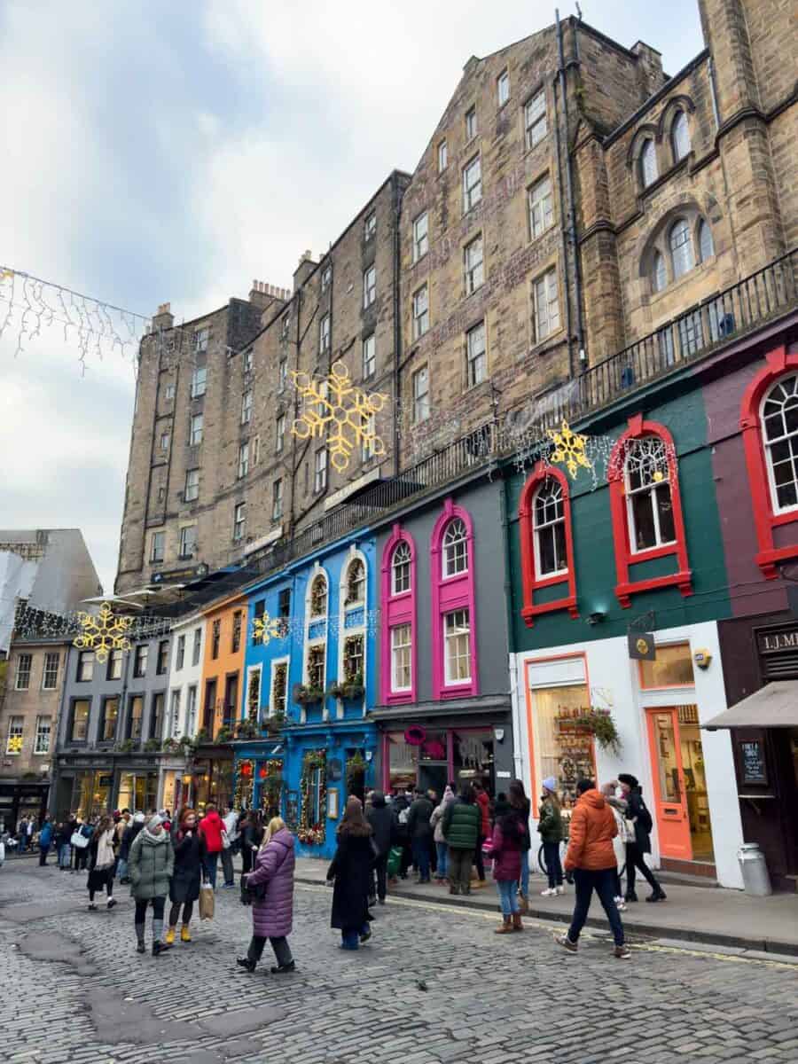 Victoria Street in Edinburgh