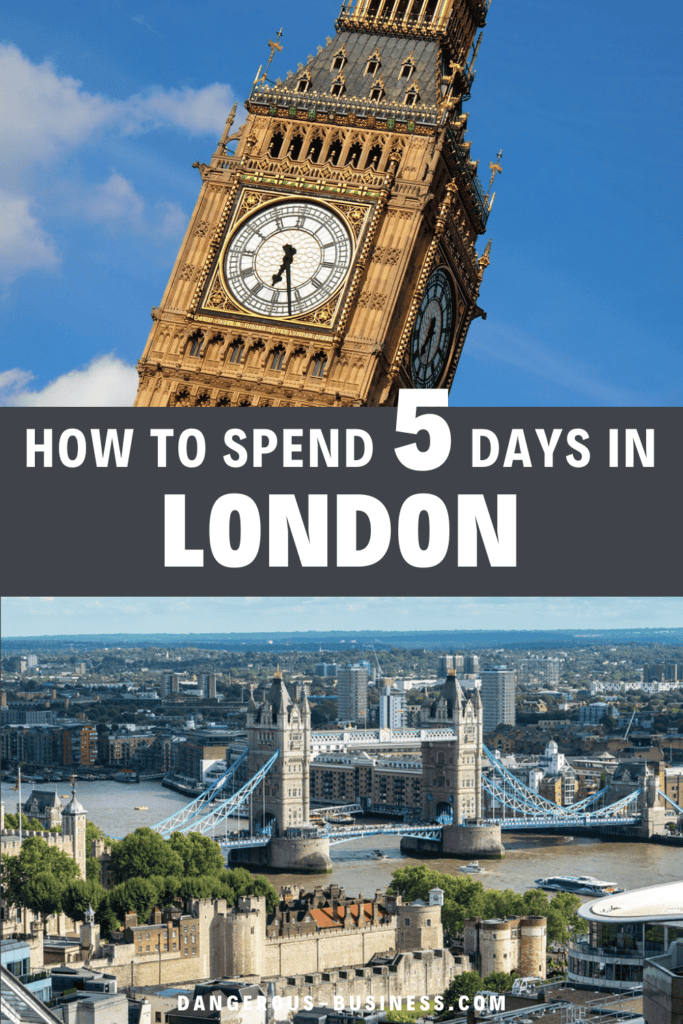 5 days in London itinerary